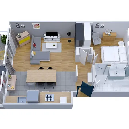 Apartment - Le Grand Large - Grand Balcon Plein Sud - Lit Queen Size